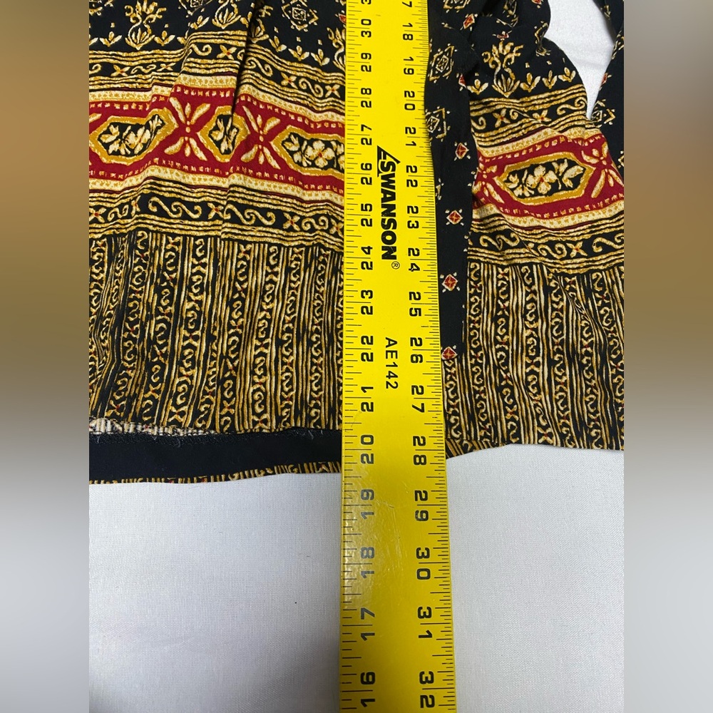 Solitaire Black And Gold Patterned One Button Tie… - image 4